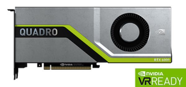 Leadtek Quadro RTX6000 Work Station Graphic Card Pcie 24GB GDDR6 4H (DP) VirtualLink (1) 1X Fan, Atx