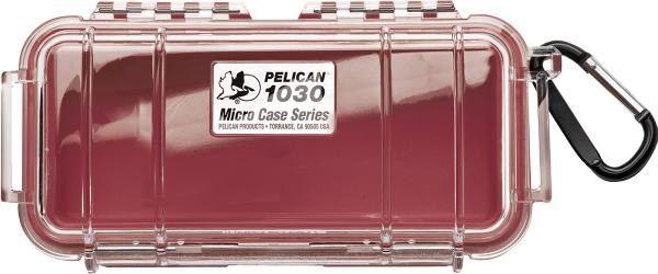 Pelican 1030 Micro Case - Red With Black