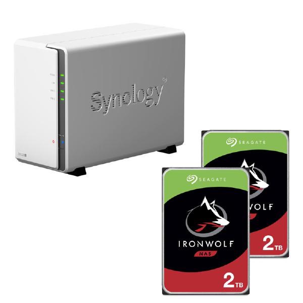 Synology Xnas Bundle - Synology DS220J X 1 + 2 X ST2000VN004 - Bundle And Be Merry !!