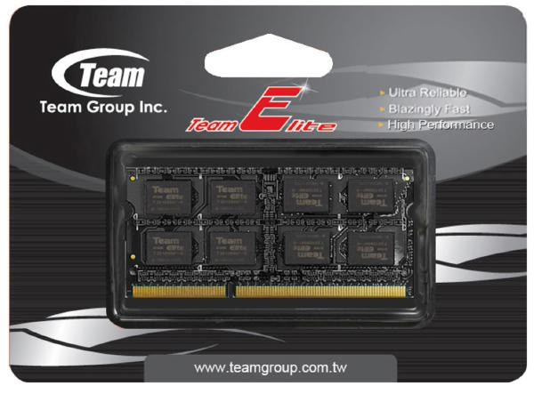Team Group 8GB (1x8GB) DDR3L-1600MHz PC3L-12800 204Pin Sodimm CL11 (11-11-11-28) 1.35V, Elite Memory