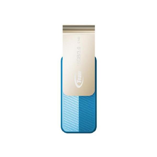 Team Group Usb Drive 16GB, C143, Usb3.0, Blue, Rotating, Capless,READ 25MB/s, 15G, Lifetime Warranty