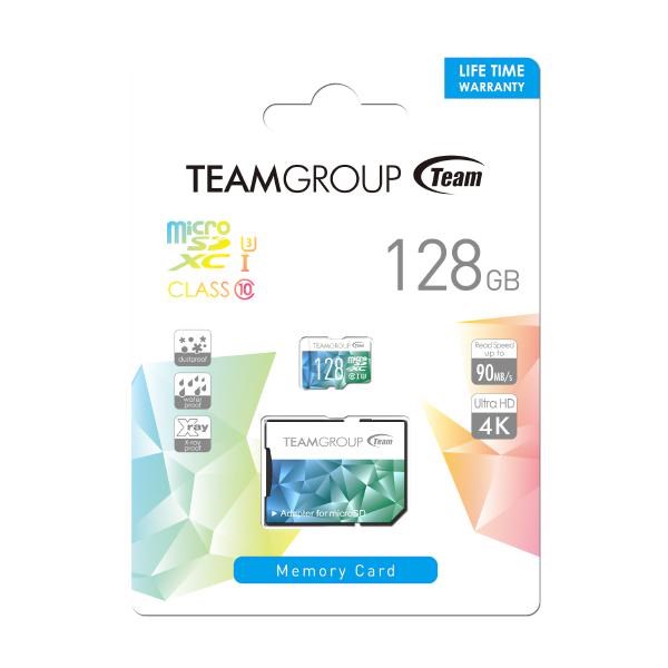 Team Colour Card Ii Micro SDHC Uhs-1 U3 128G 90/45 R/W