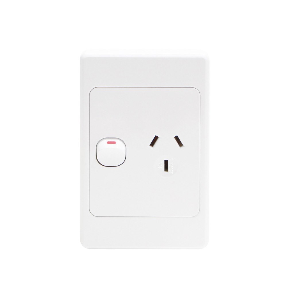 4Cabling 4C | Ultima Single Power Point 250V 15A - Vertical