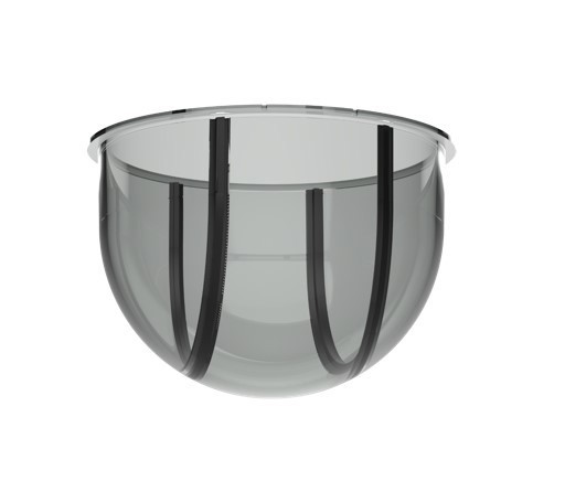 Milesight Smoked Dome Cover, Ideal For Concealing Camera Orientation, Suitable For Mini PTZ Dome