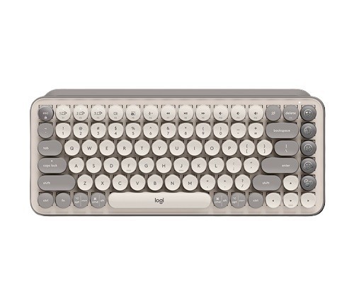 Logitech POP Keys Keyboard - Wireless Connectivity - English - Mist