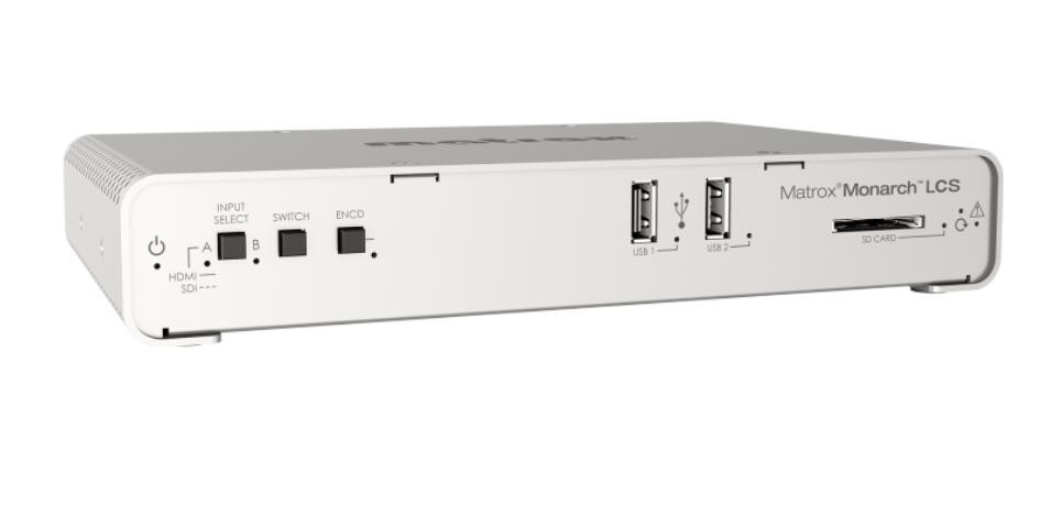 Matrox Monarch LCS Encoder With BonusRackmount Kit. Ex-Demo Stock. 2 YR WTY