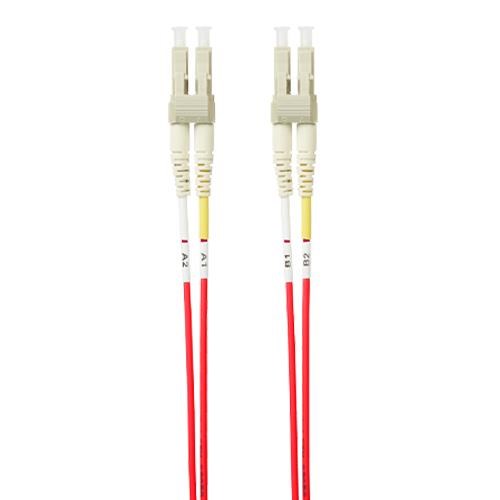 4Cabling 3M LC-LC Om4 Multimode Fibre Optic Patch Cable: Red