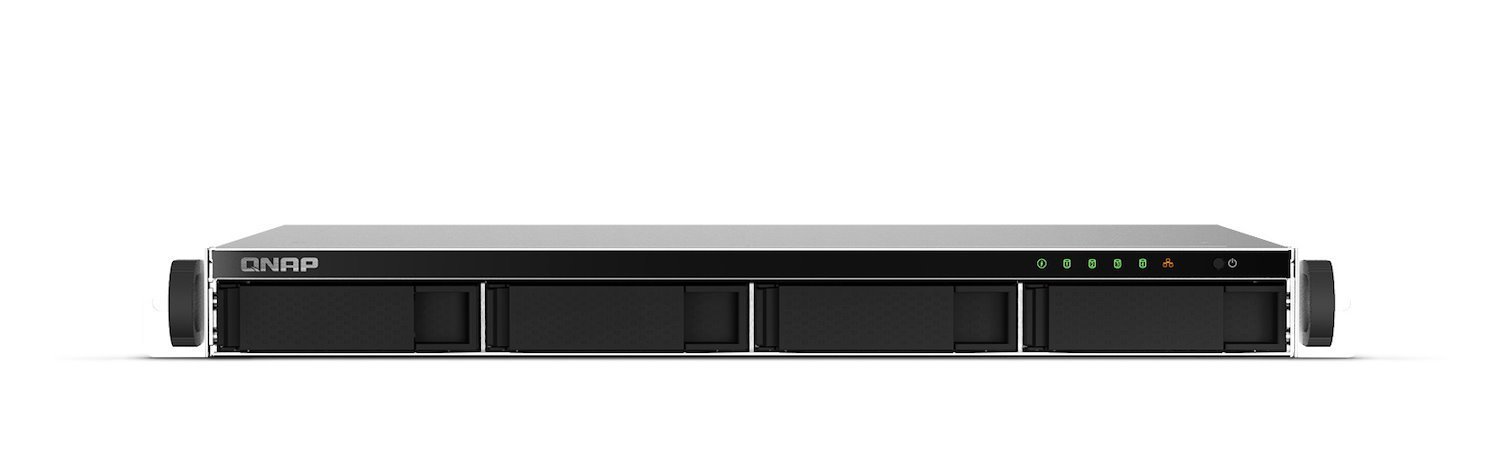 Qnap Ts-464U-8G, 4-Bay Rackmount Nas, IntelÂ® CeleronÂ® N5105/N5095 Quad-Core, 8GB, 2x2.5GbE, 2xM.2 2280 PCIe, 2xUSB2.0, 2xUSB3.2,1xHDMI,3Y WTY