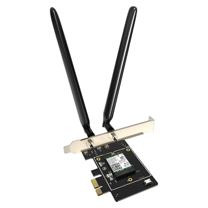 Tenda (E33) Ax5400 Tri-Band Wi-Fi 6E Bluetooth 5.2 PCIe Adaptor