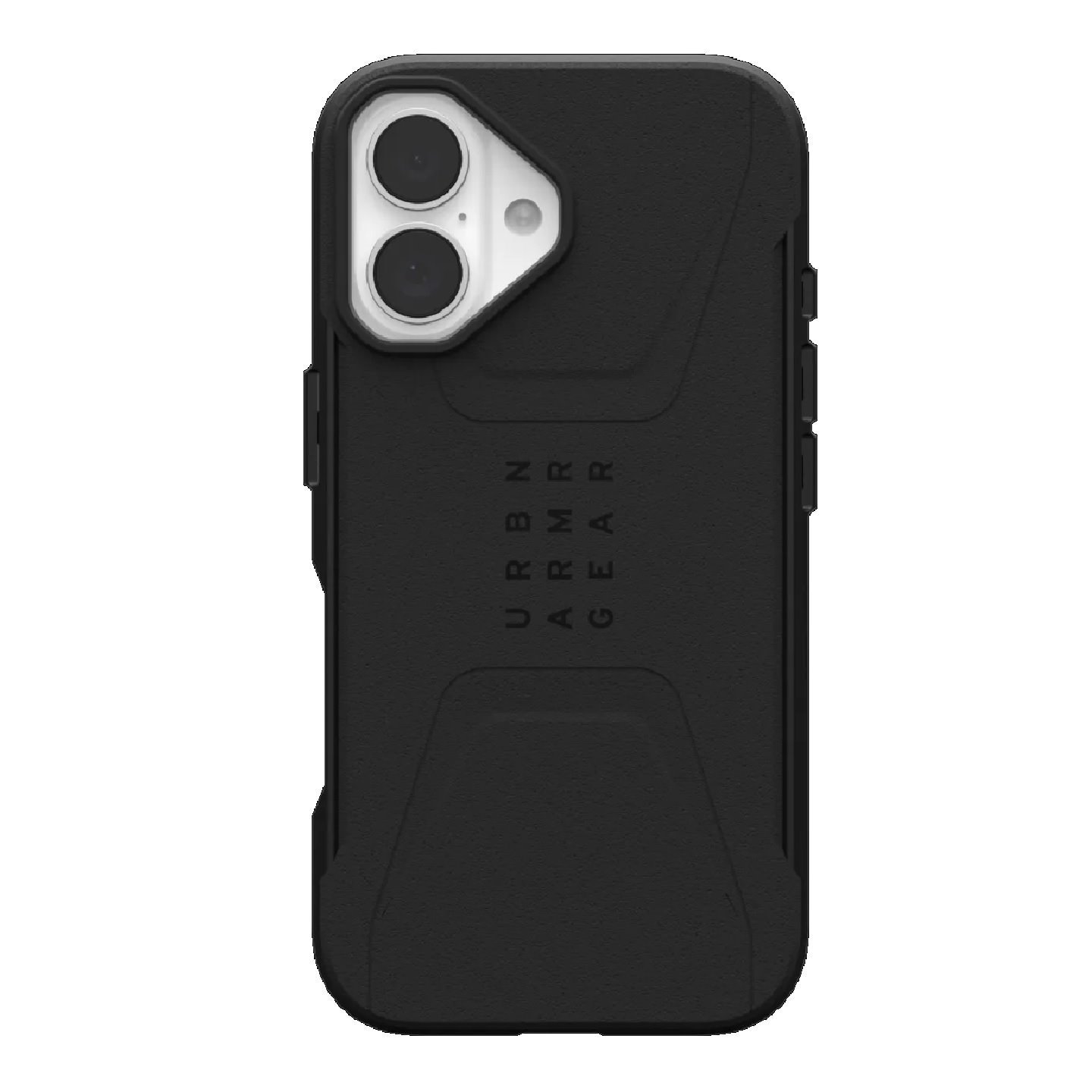 Uag Civilian MagSafe Apple iPhone 16 (6.1') Rugged Case - Black (114446114040), 20FT. Drop Protection (6M), Raised Screen Surround, 10 Years Warranty