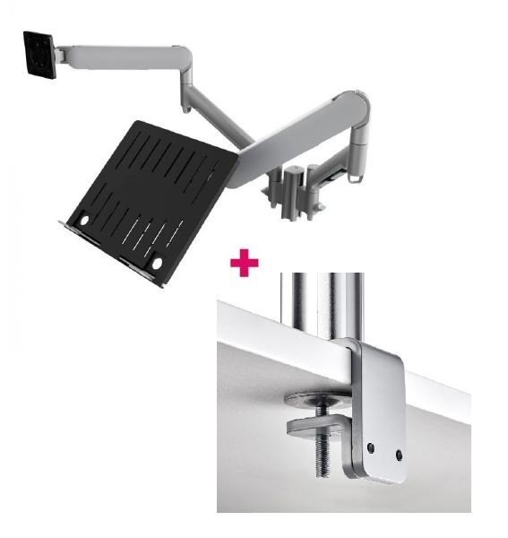 Atdec Mounting Arm for Notebook - Silver