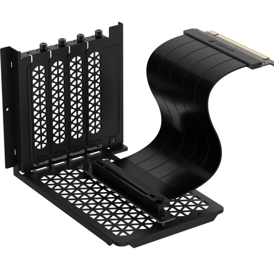Corsair 6500 Series Vertical Gpu Mount Kit - Black *Compatible With Corsair 6500 Series Cases Only
