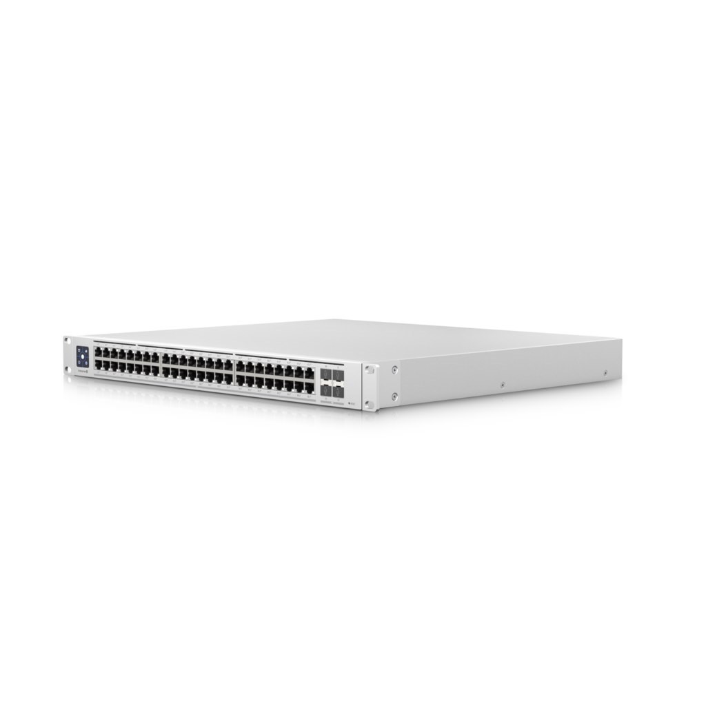 Ubiquiti Switch Enterprise 48-Port PoE+ 48x2.5GbE Ports, For Wi-Fi 6 Ap, 4X 10G SFP+ Ports For Uplinks, Managed Layer 3 Switch (720W), 2Yr Warr