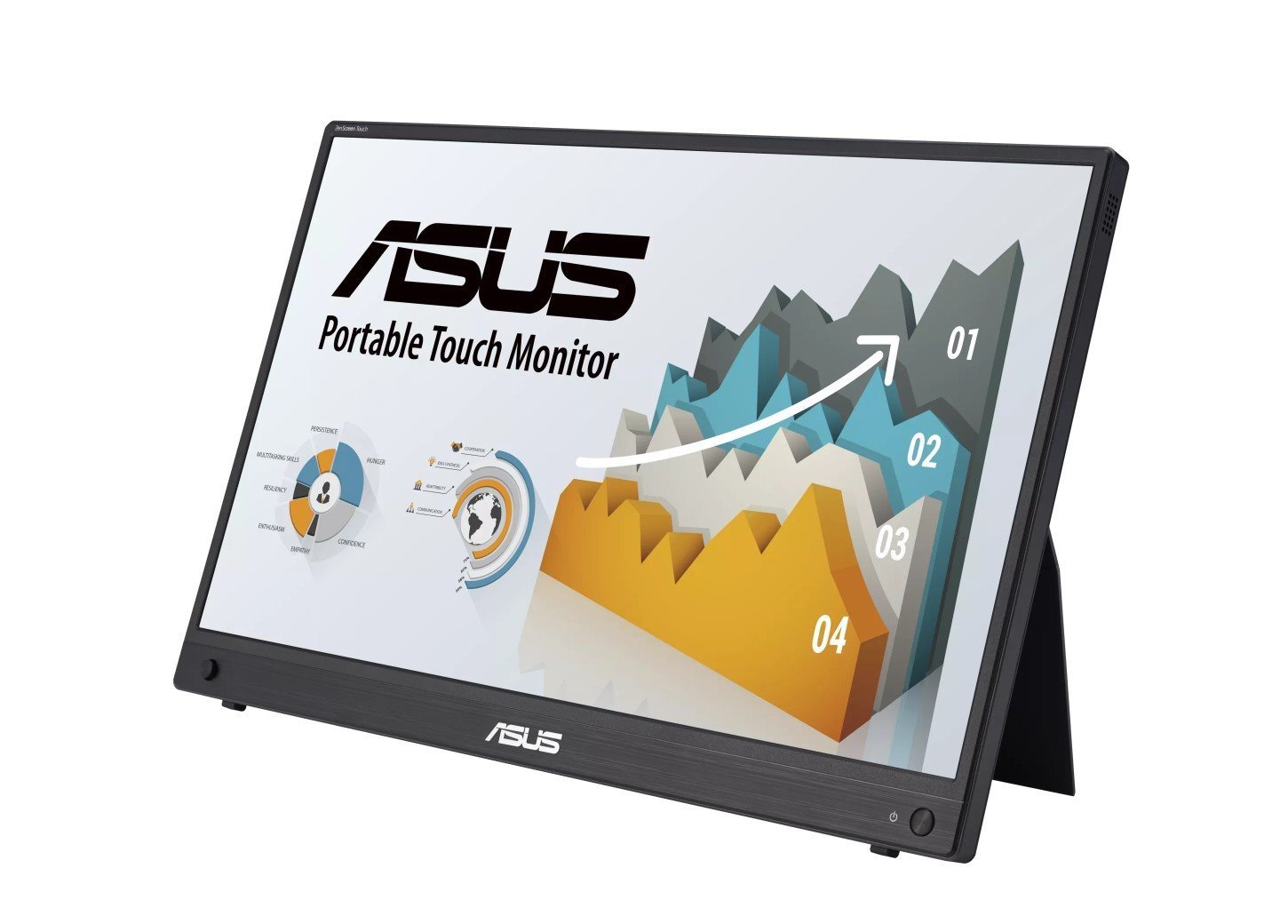 Asus 16" (16:9) Ips FHD Led, Portable, 5MS, 60Hz, 7800mAh, Usb-C PD15W, M-Hdmi, SPKR, 3YR