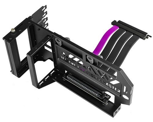 Cooler Master Universal Vertical Vga Card Holder V3 + Pci-E X16 4.0 165MM Riser Cable, Sup