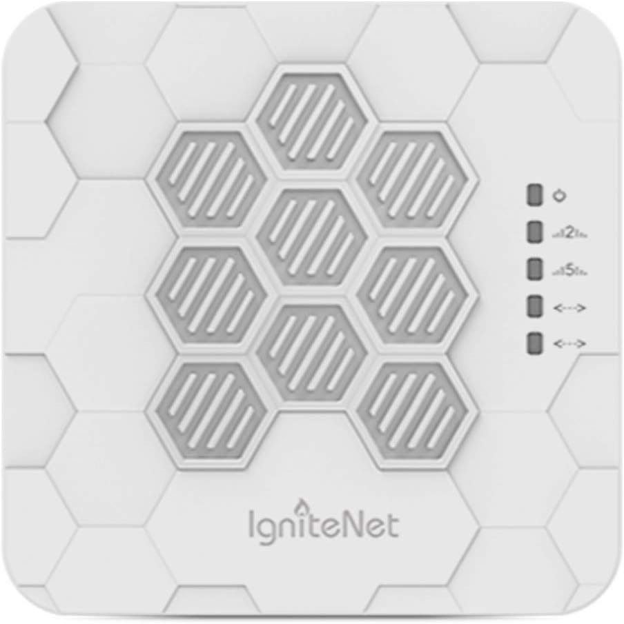 IgniteNet Spark AC Wave 2 Mini POE (SP-W2M-AC1200-POE-WW) - Cloud Managed indoor Wireless Wi-Fi Access Point Dual Radio 802.11ac