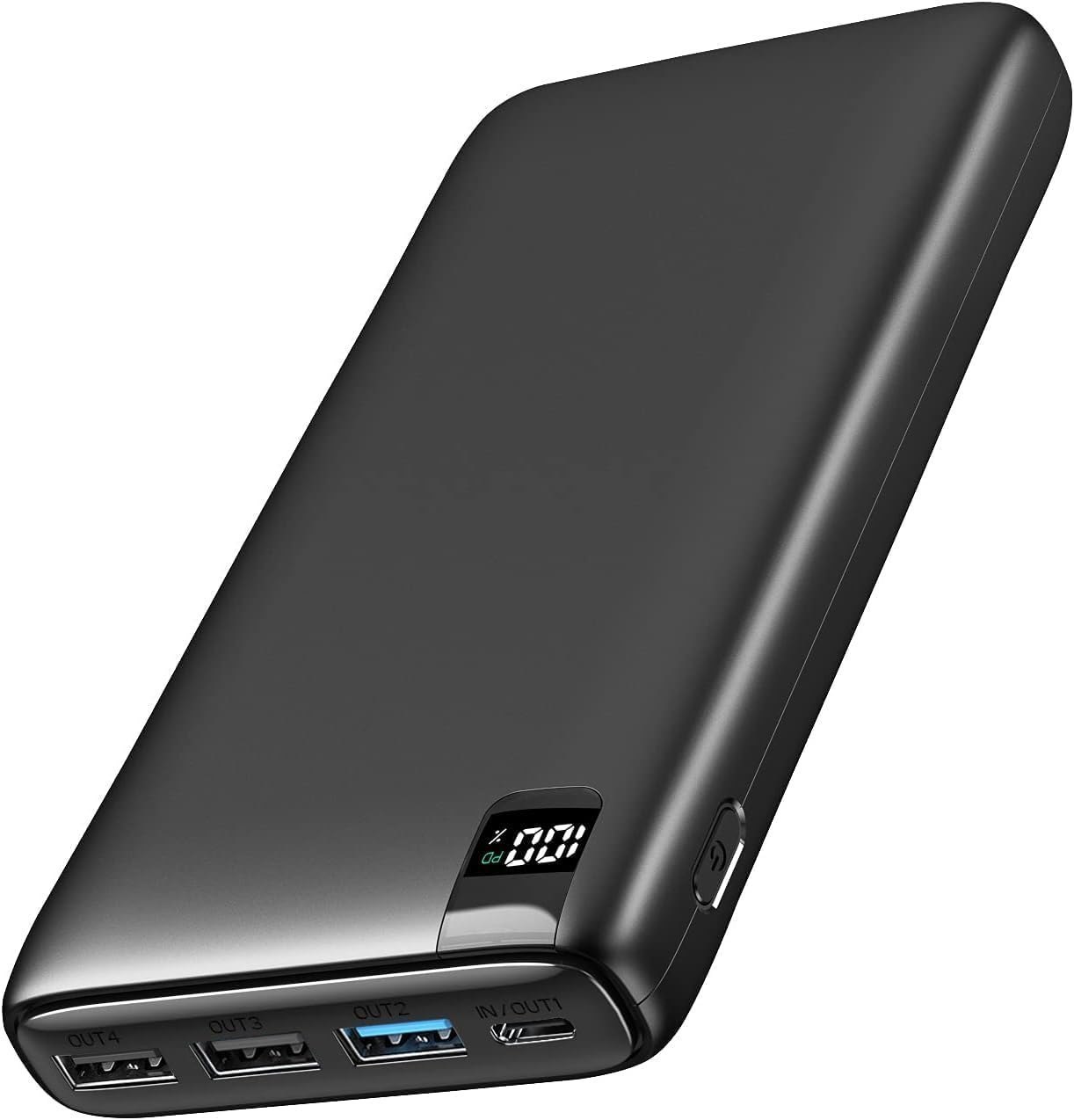 Power Bank Portable Charger - 26800mAh High Capacity 22.5W Fast Charging Power Bank 20W PD USB C External Battery Pack with 4 Outputs and LCD Display for Smartphone, Tablets
