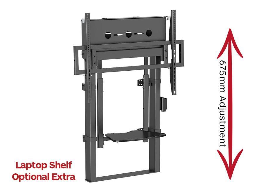 i3CONNECT 10010881 Lift4 Electric Height-Adjustable Wall Lift – Black