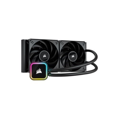 Corsair H115i Elite 280MM Radiator, 2X Af120 Zero RPM, Variable Fans Via Icue,, Ultra Bright RGB Pump Head. Liquid Cooling, 5 YRS Warranty.