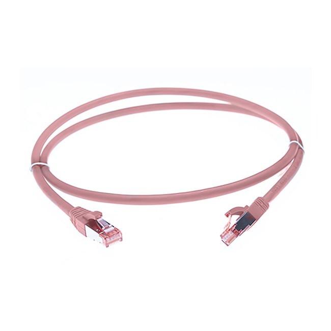 4Cabling 3M Cat 6A S/FTP LSZH Ethernet Network Cable. Pink