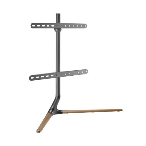 Brateck Modern Linear Tabletop TV Stand For 49'-70' TVs -- Matte Black & Walnut(LS)