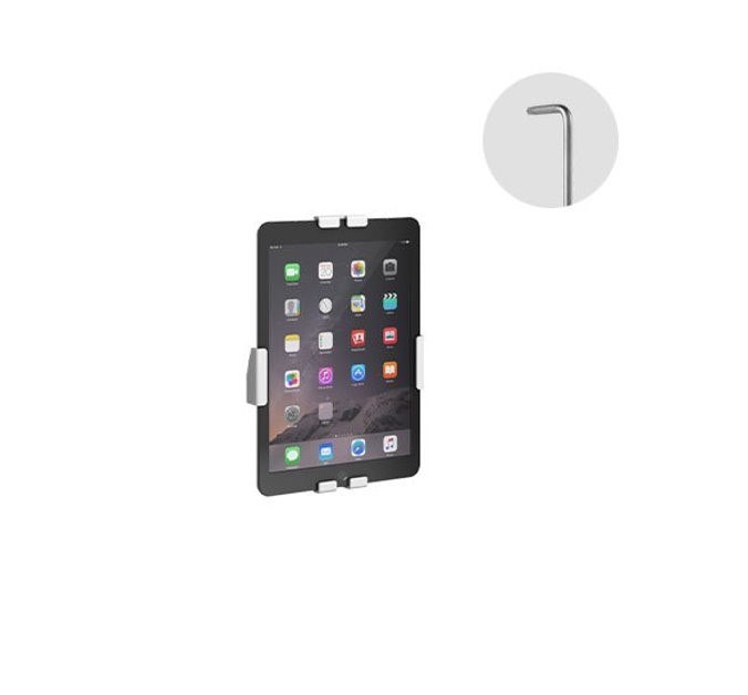 Brateck Universal Anti-Theft Tablet Wall Mount Compatible With Most 7.9'-11' Tablet-White