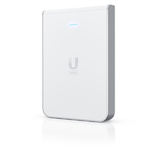 Ubiquiti Unifi U6 In-Wall, Wifi6 Ap, 6 Spatial, 300+ Client, GbE, PoE/PoE+