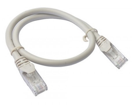 8Ware 8WR Cab Nw-Cat6a-0.25M-Grey/White