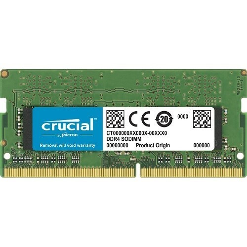 Crucial 32GB DDR4 Notebook Memory, PC4-25600, 3200MHz, DRx8, Life WTY