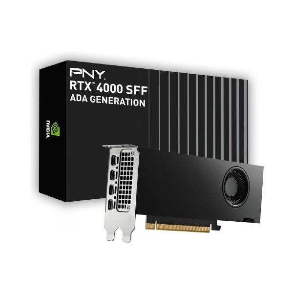 Nvidia RTX 4000 SFF, 20GB, GDDR6 160-Bit, 280GB/s, PCIe Gen4 X 16, Dual Slot, 4X Mini DisplayPort 1.4A, 70W, Ada Lovelace, 3YR Warranty
