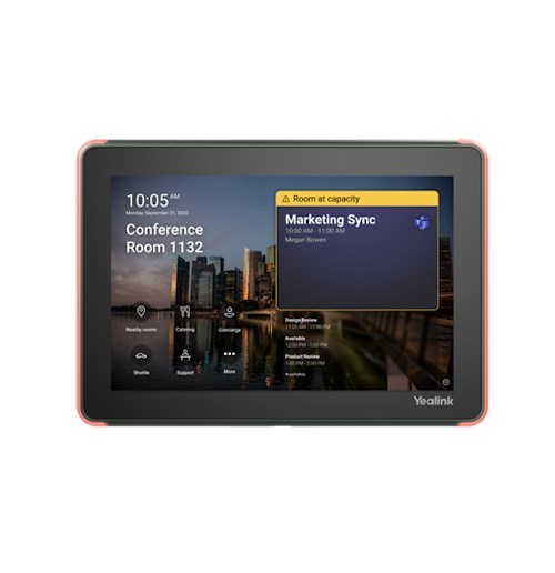 Yealink Room Scheduling Touch Screen