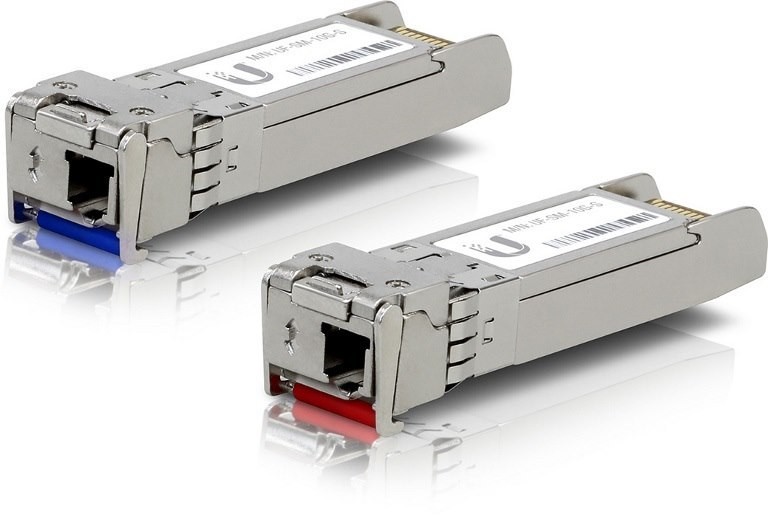 Ubiquiti UFiber SFP+ Single-Mode Module, 10G BiDi, 2 Pack, Same 10 GBPS Speed, Less Cable Required (Single Strand, LC Connector), Incl 2Yr Warr