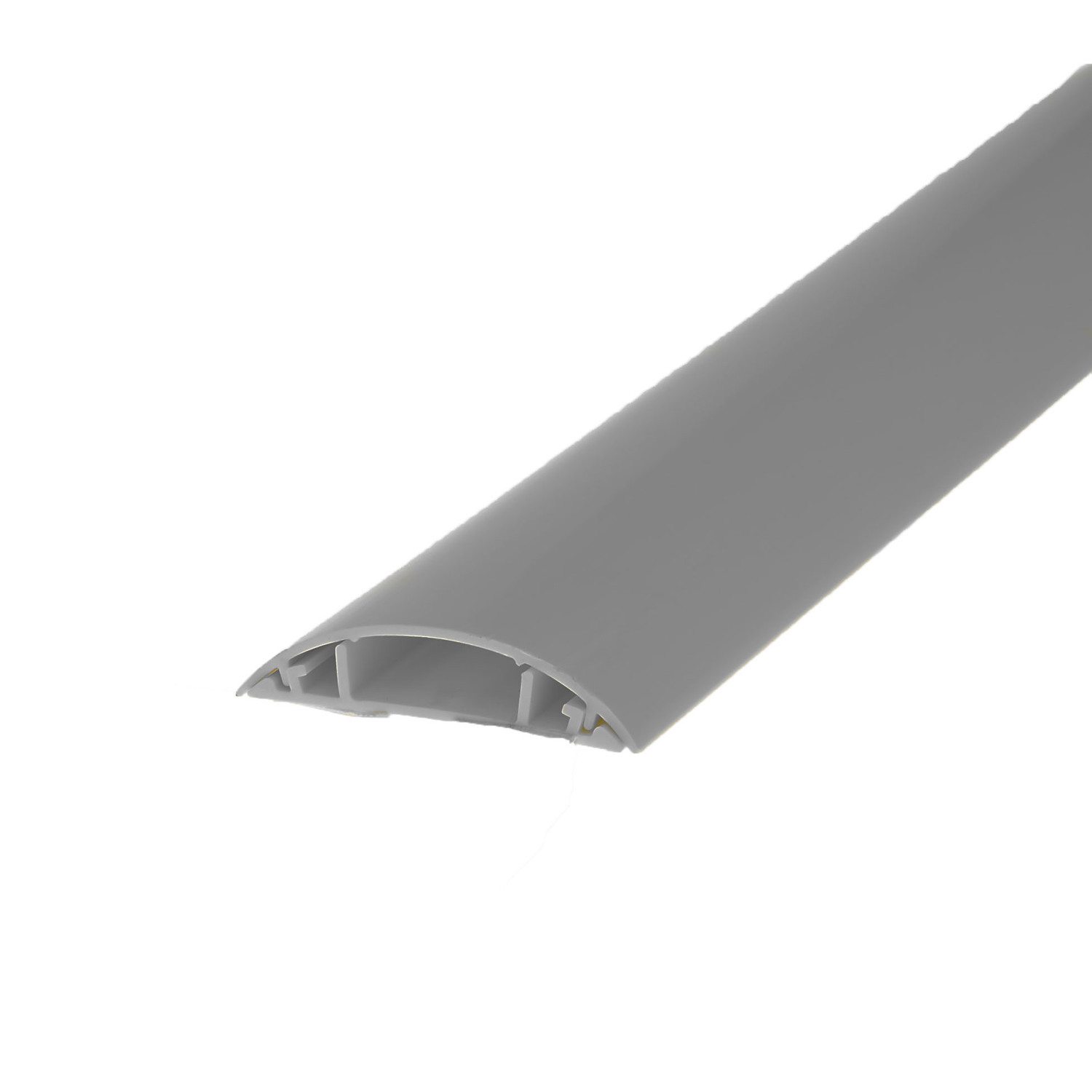 4Cabling Cable Cover - 60MM X 13MM X 2M: Grey
