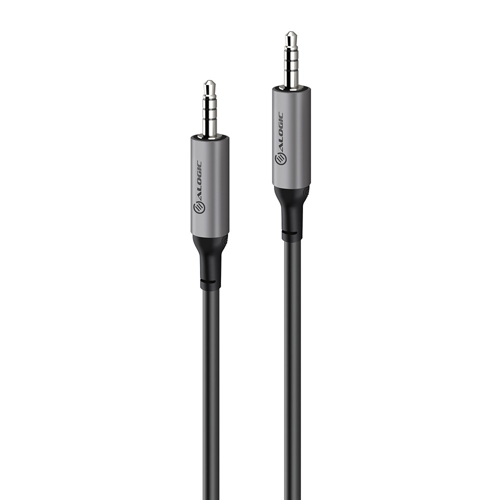 Alogic 5M Ultra 3.5MM (Male) To 3.5MM (Male) Audio Cable - Space Grey - Moq:4