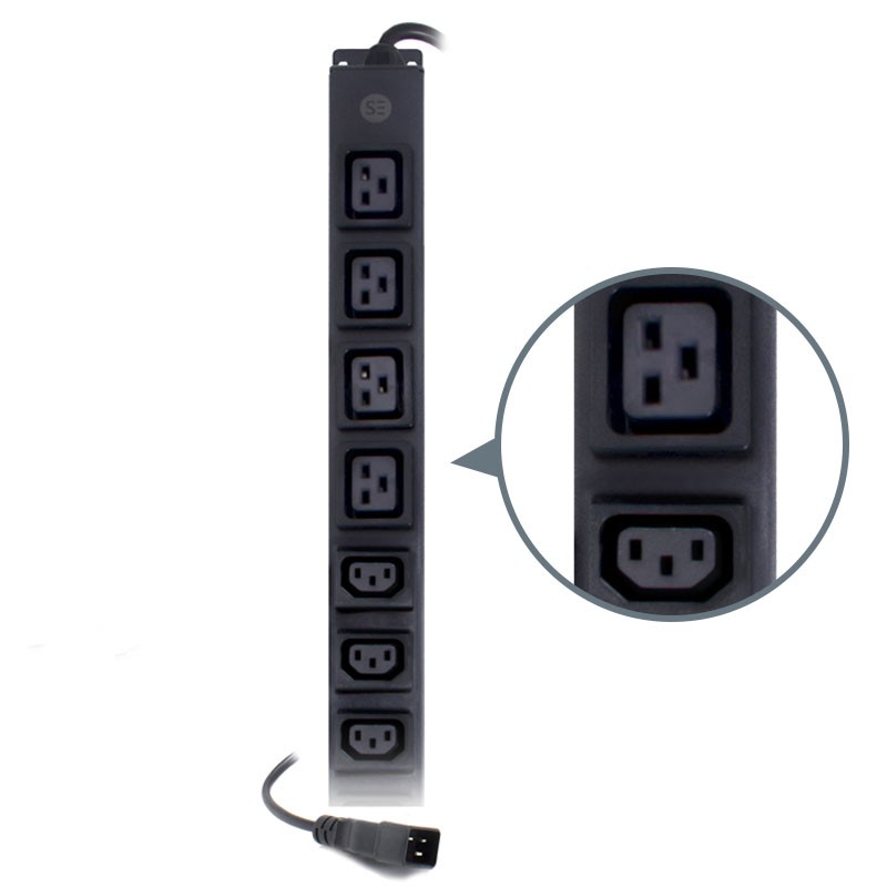 Serveredge Basic 24 Port Pdu (20) Iec C13 Output (4) Iec C19 Output (1) Iec C20 Input 15AIncludes:· 1 X Pair Bracket 1.· 1 X Pair Bracket 2.· 4 X M6 Cage Nuts· 10 X M6 Screws· 6 X M6 Nuts