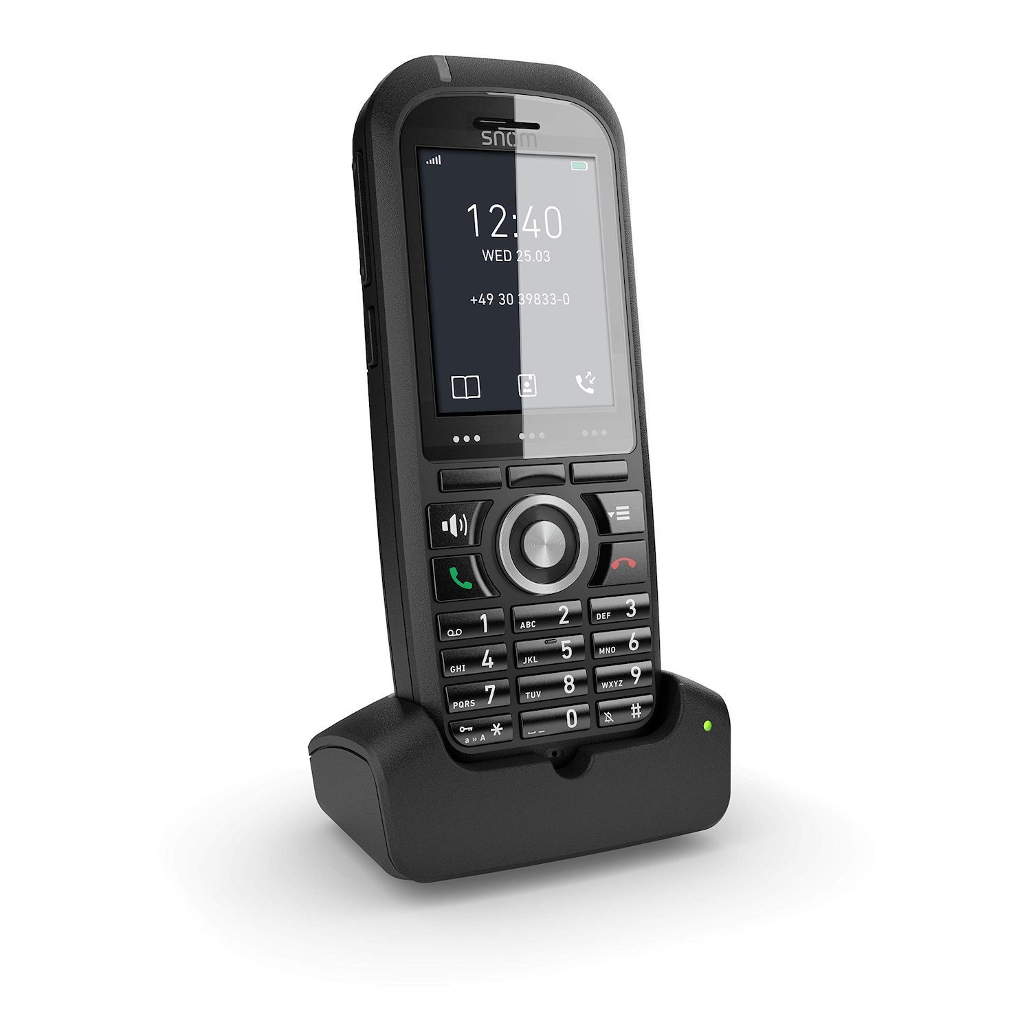 Snom M70 Ip Dect Handset, Bluetooth, Alarm Function, Protective Cover, HD Audio Quality, LCD Color Screen