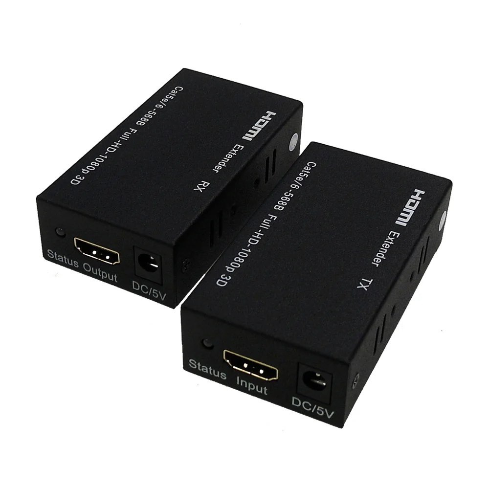 HDMI Extender, 70m 4K@60Hz 4:4:4 w/ HDMI Loop out, IR, ARC and Audio Extraction