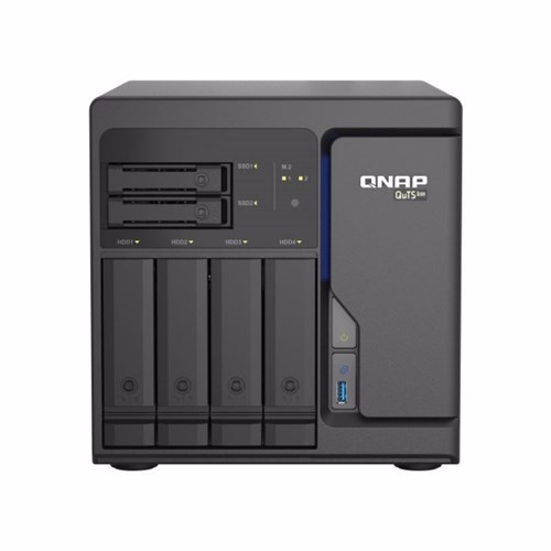 Qnap TS-H686-D1602-8G 6 Bay Nas (No Disk), Xeon D-1602, 8GB,2.5GbE(4),USB(3),PCIe(2),2YR