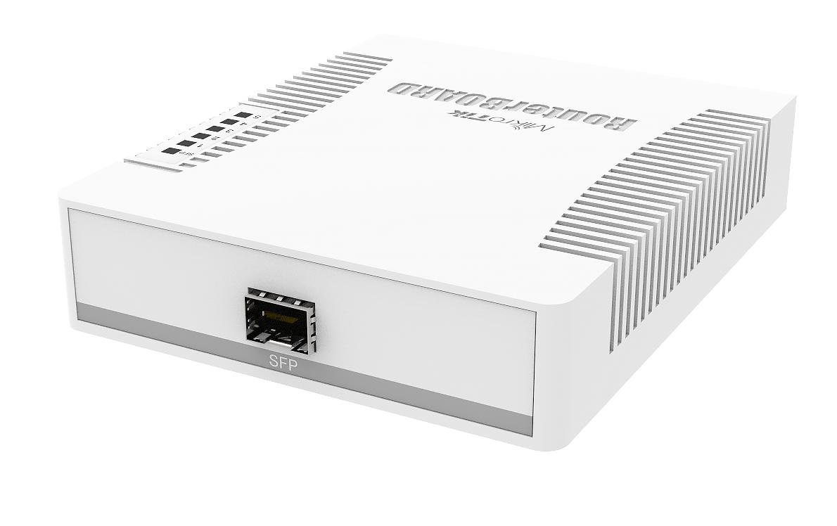 Mikrotik (RB260GS) 5x Gigabit Ethernet Smart Switch; SFP Cage, Plastic Case, SwOS