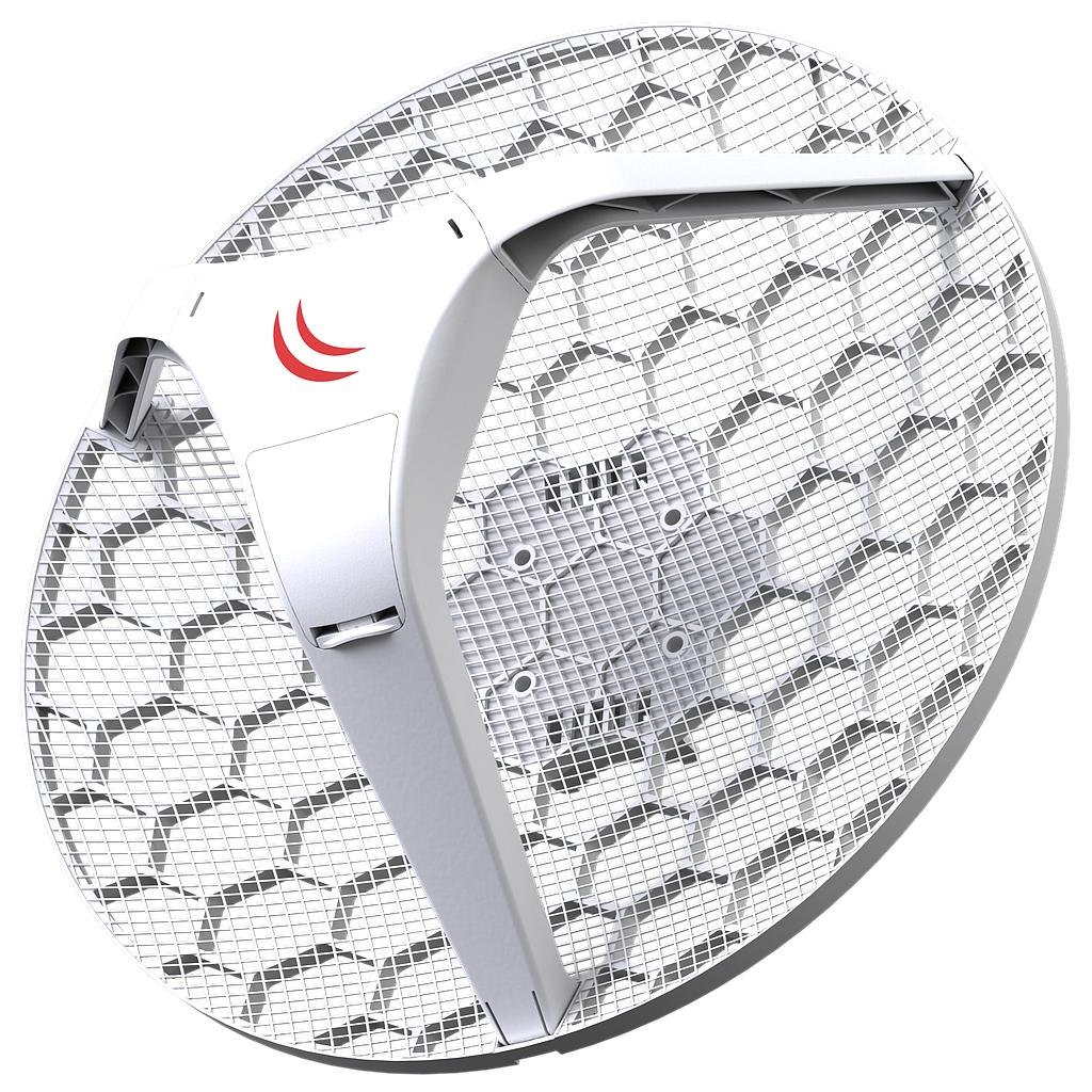 MikroTik Wireless Wire Dish (RBLHGG-60ad-Kit) 2 Gb/s Aggregate Link; up to 1500m+ without cables