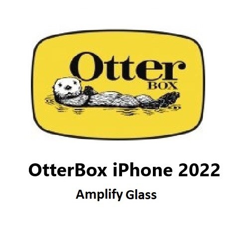 OtterBox Apple iPhone 2022 Large Pro Amplify Glass Antimicrobial Screen Protector - Clear (77-88850), 5X Anti-Scratch Defense