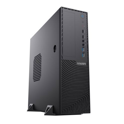 Leader Slim Corporate Desktop SS45-i5, Intel I5-14400,16Gb DDR5 Ram, 500GB M.2 NVMe SSD, 300W Gold Psu, Win 11 Pro, 3 Years '4 Hour' Onsite Warranty