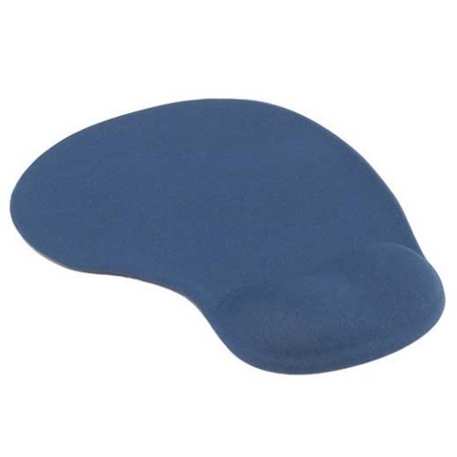 Brateck Mouse Pad With Gel Wrist Rest Blue