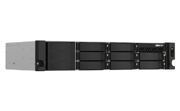 Qnap TS-864eU-RP-4G, 8-Bay 2U Short Depth 12" Rackmount Nas, Intel Celeron N5105/N5095 Quad-Core, Burst Up To 2.9 GHz, 4GB Ram, 3 YRS WTY ( No Rail )