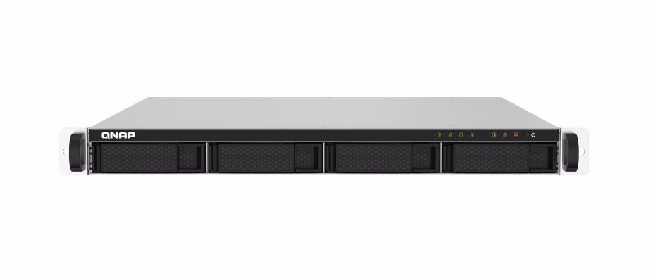 Qnap Ts-432Pxu-2G 4-Bay 1U Rackmount Nas Cortex-A57 Quad-Core 1.7GHz Cpu, 2GB DDR4 Udimm RAM(max 16GB), Sata 6Gb/s,2x 2.5Gbe, 2x10GbE SFP+,3y WTY (No Rail Incl)
