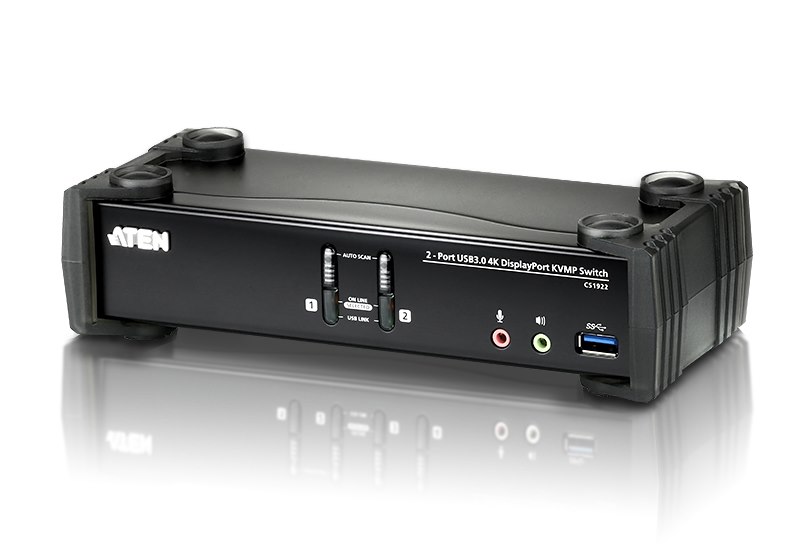 Aten CS1922 2 Port Usb 3.0 4K DisplayPort KVM Switch