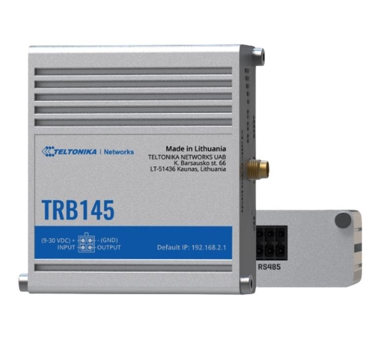 Teltonika TRB145 Industrial Rugged Lte RS485 Gateway, 4G/Lte (Cat 1), Equipped With RS485, Compatible With Industrial DNP3, Psu Included