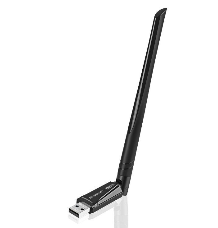 Simplecom NW831 Wi-Fi 6 And Bluetooth 5.3 Combo Usb Adapter Dual Band Ax900