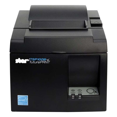 Star Micronics Star Tsp143iii Thermal Receipt Printer Auto Cutter Lan Black