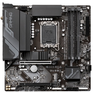 Gigabyte B760M Gaming X Ax Matx Motherboard For Intel 12TH/13TH Gen Lga1700 B760 DDR5 Pcie 4.0 4XDDR5 Dimm 2XM.2 Back I/O: 8Xusb DP Hdmi Wifi Ax+Bt Lan HD Audio Internal I/O: 2Xusb 2.0 1Xusb 3.2 1XTyp